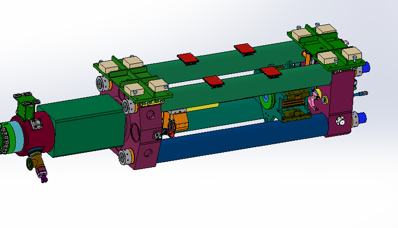 大型壓力機3D數模圖紙